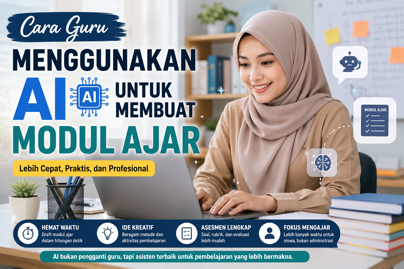Cara Guru Menggunakan AI untuk Membuat Modul Ajar dengan Cepat dan Profesional